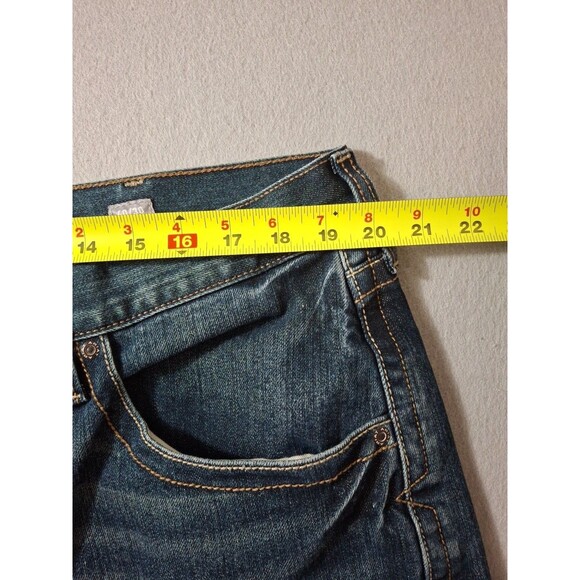 Ariat Rebar M5 Jeans Men 40x30 Blue Dark Wash Denim Western Cowboy Straight EUC - Picture 5 of 12